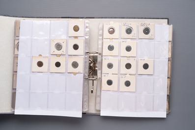 A large collection of 440 German coins, dating from 1819 to 1979