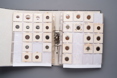 A large collection of 440 German coins, dating from 1819 to 1979