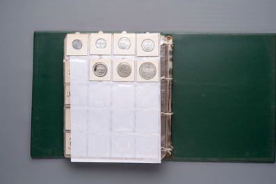 A large collection of 440 German coins, dating from 1819 to 1979