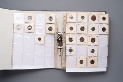 A large collection of 440 German coins, dating from 1819 to 1979