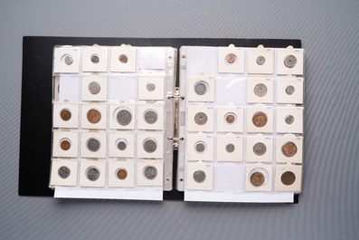 A large collection of 614 international coins, incl. coins from Germany, Norway, USA, UK, etc.