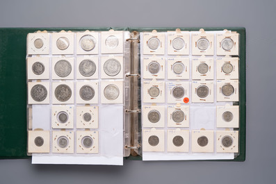 A large collection of 440 German coins, dating from 1819 to 1979