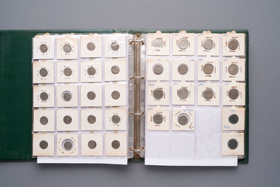 A large collection of 440 German coins, dating from 1819 to 1979