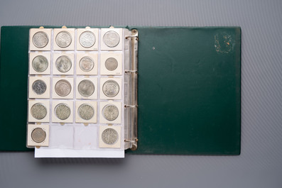 A large collection of 614 international coins, incl. coins from Germany, Norway, USA, UK, etc.