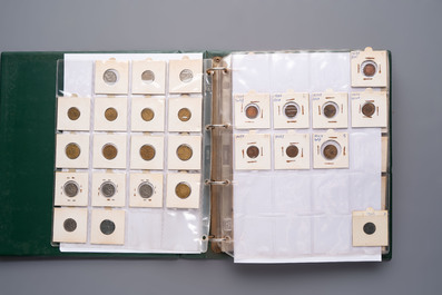 A large collection of 440 German coins, dating from 1819 to 1979