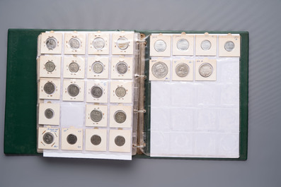 A large collection of 440 German coins, dating from 1819 to 1979