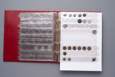 A large collection of 614 international coins, incl. coins from Germany, Norway, USA, UK, etc.