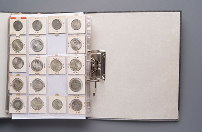 A large collection of 440 German coins, dating from 1819 to 1979