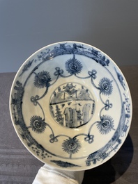 A collection of ten Chinese blue and white bowls, Ming