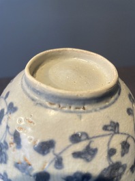 A collection of ten Chinese blue and white bowls, Ming