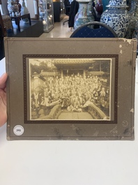 A group of 18 Japanese photographs depicting military, academic, and personal subjects, early 20th C.