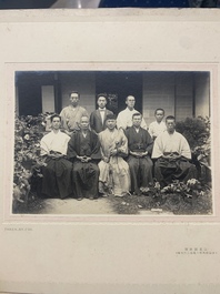 A group of 18 Japanese photographs depicting military, academic, and personal subjects, early 20th C.