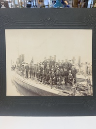 A group of 18 Japanese photographs depicting military, academic, and personal subjects, early 20th C.