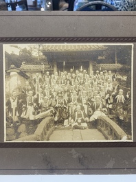 A group of 18 Japanese photographs depicting military, academic, and personal subjects, early 20th C.