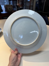 A fine Chinese armorial dish with the arms of Grant for the English market, Yongzheng, ca. 1730