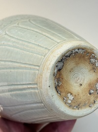 A Chinese qingbai vase with floral design, Song/Yuan