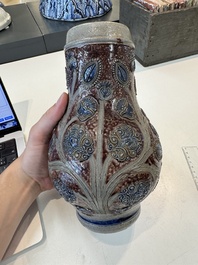 A Westerwald stoneware jug, Germany, 17th C.