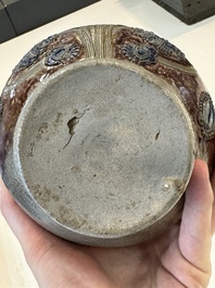 A Westerwald stoneware jug, Germany, 17th C.