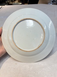 Eight Chinese famille rose plates with birds, Yongzheng/Qianlong