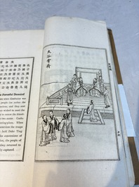 'Sketches of Confucius 聖跡圖' and 'Grand Panorama of Shanghai's Famous Courtesans 增廣海上名花月影大觀', Republic