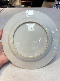 Eight Chinese famille rose plates with birds, Yongzheng/Qianlong