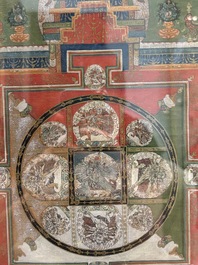 Two Tibetan thangkas, 19th C.
