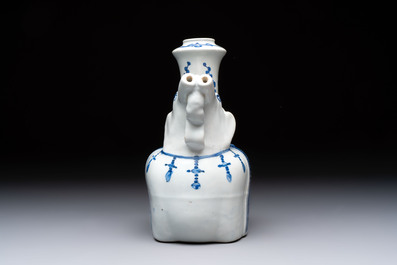A Chinese blue and white 'elephant' kendi, Wanli
