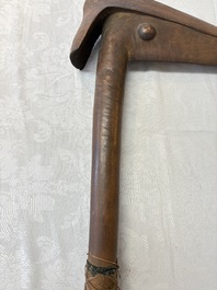 A rare wooden 'Porowa Ra Maru' or 'bird-head' club, Kanak peoples, New Caledonia, 19th C.