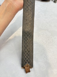 Three Omani Khanjars, one with Rhinoceros horn hilt, 19th C.