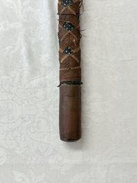 A rare wooden 'Porowa Ra Maru' or 'bird-head' club, Kanak peoples, New Caledonia, 19th C.