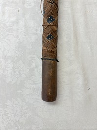 A rare wooden 'Porowa Ra Maru' or 'bird-head' club, Kanak peoples, New Caledonia, 19th C.