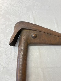 A rare wooden 'Porowa Ra Maru' or 'bird-head' club, Kanak peoples, New Caledonia, 19th C.