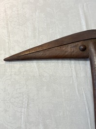 A rare wooden 'Porowa Ra Maru' or 'bird-head' club, Kanak peoples, New Caledonia, 19th C.