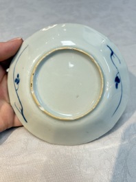 16 Chinese blue and white wares, Kangxi/Yongzheng