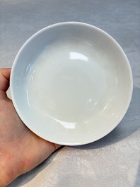 Six Chinese robin's egg-glazed saucers and seven ruby-back plates, Qianlong and Shengshengchun 生生春 marks, 19/20th C.