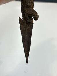 A Sino-Tibetan bronze Bodhisattva, a Thai Buddha and a phurba, 18/19th C.