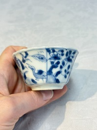 16 Chinese blue and white wares, Kangxi/Yongzheng