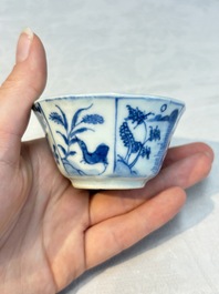16 Chinese blue and white wares, Kangxi/Yongzheng