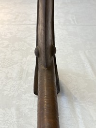 A rare wooden 'Porowa Ra Maru' or 'bird-head' club, Kanak peoples, New Caledonia, 19th C.