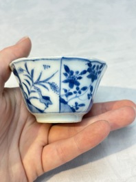 16 Chinese blue and white wares, Kangxi/Yongzheng