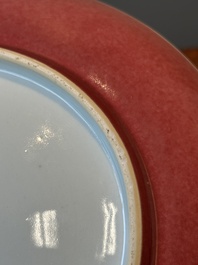 A Chinese langyao plate, Kangxi/Qianlong