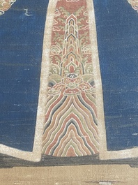 Chinese school: 'Portait of an imperial concubine', ink and colour on silk, Qing or later