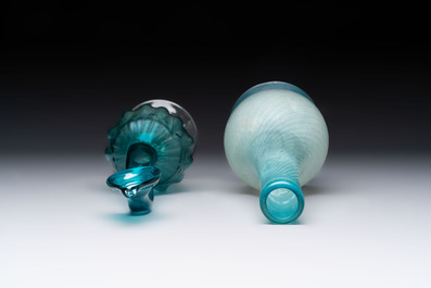 Four various glass vessels, Turkey/Iran, 19th C.