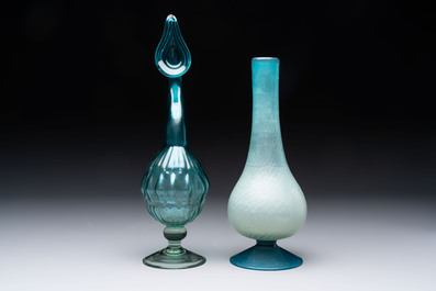 Four various glass vessels, Turkey/Iran, 19th C.