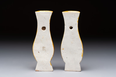 Eight Chinese sancai-glazed wares, 19th C.
