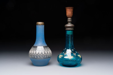 Four various glass vessels, Turkey/Iran, 19th C.