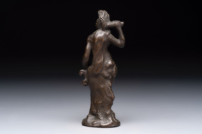 A bronze sculpture of a classical hero, probably Theseus, Italy, 16/17th C.
