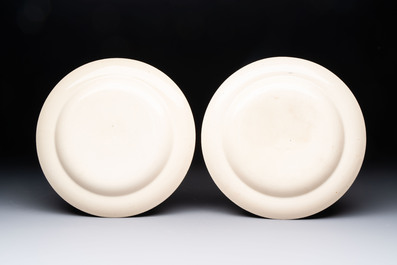 A set of ten English Arts and Crafts plates, Henry Stacy Marks for Minton, ca. 1878