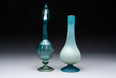 Four various glass vessels, Turkey/Iran, 19th C.