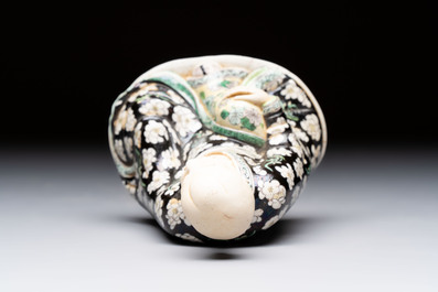 Eight Chinese sancai-glazed wares, 19th C.